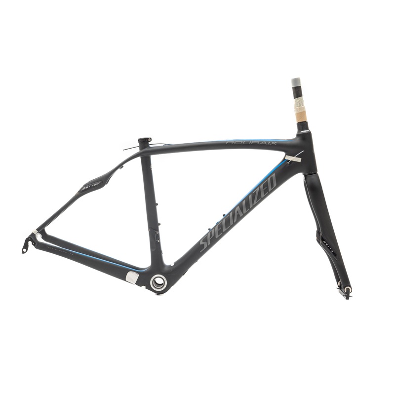 2014 Specialized Roubaix Expert SL4 (FRAMESET ONLY) Carb/Neon Blu/Char 49cm