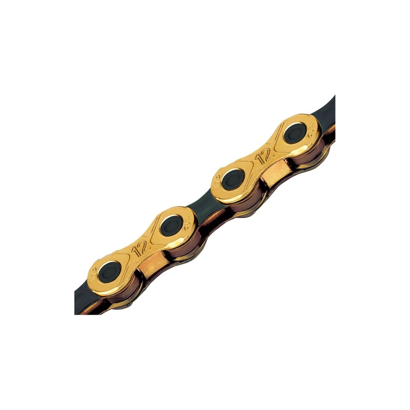 KMC X12 Chain - 12-Speed 126 Links Gold/Black