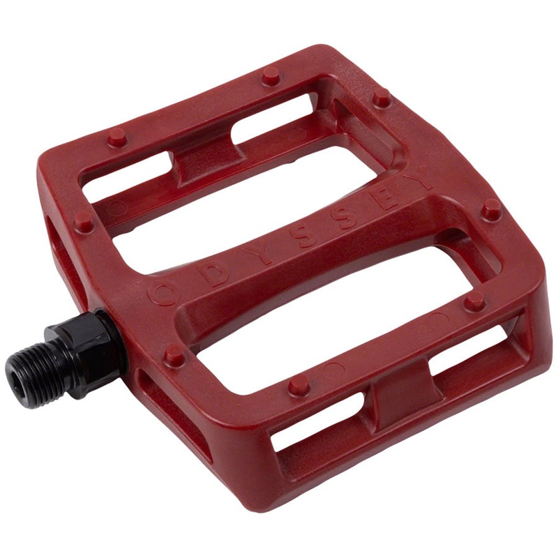 Odyssey Grandstand V2 PC Pedals - Platform Composite/Plastic 9/16" Maroon