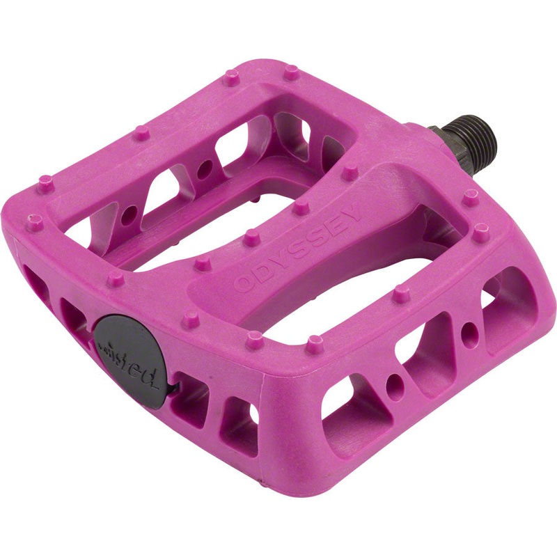 Odyssey Twisted PC Pedals - Platform Composite/Plastic 9/16" Purple