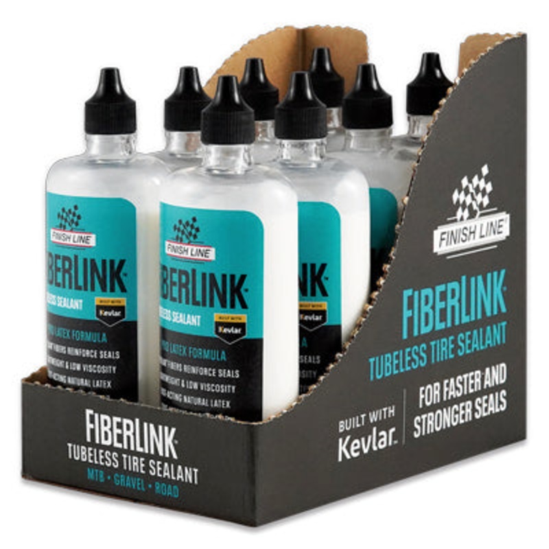 F/Line Tire Sealant Fiberlink Pro Latex 8Oz Btl Fiberlink Tubeless Tire Sealant  Tubetireca