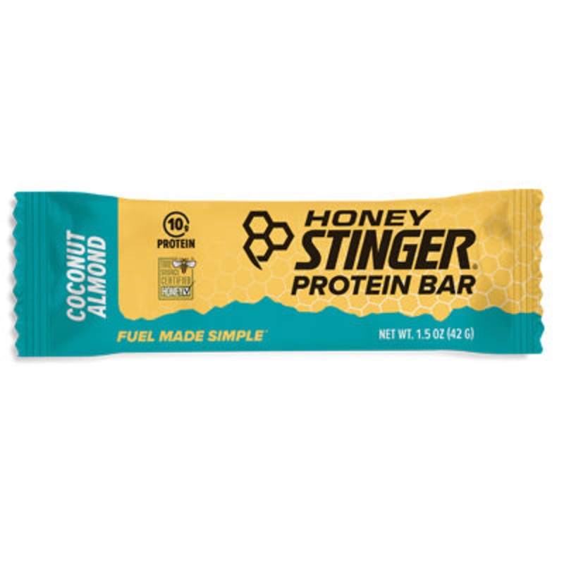 Honey Stinger Protein Bar Coconut Almond, 15/Box Protein Bars  Nutrition