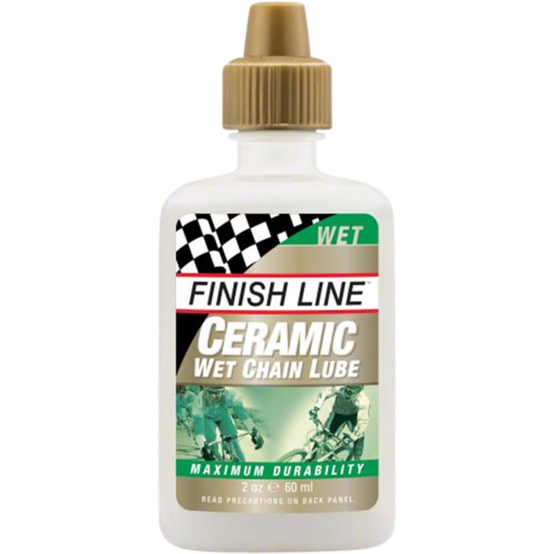 Finish Line Ceramic Wet Bike Chain Lube - 2 fl oz, Drip