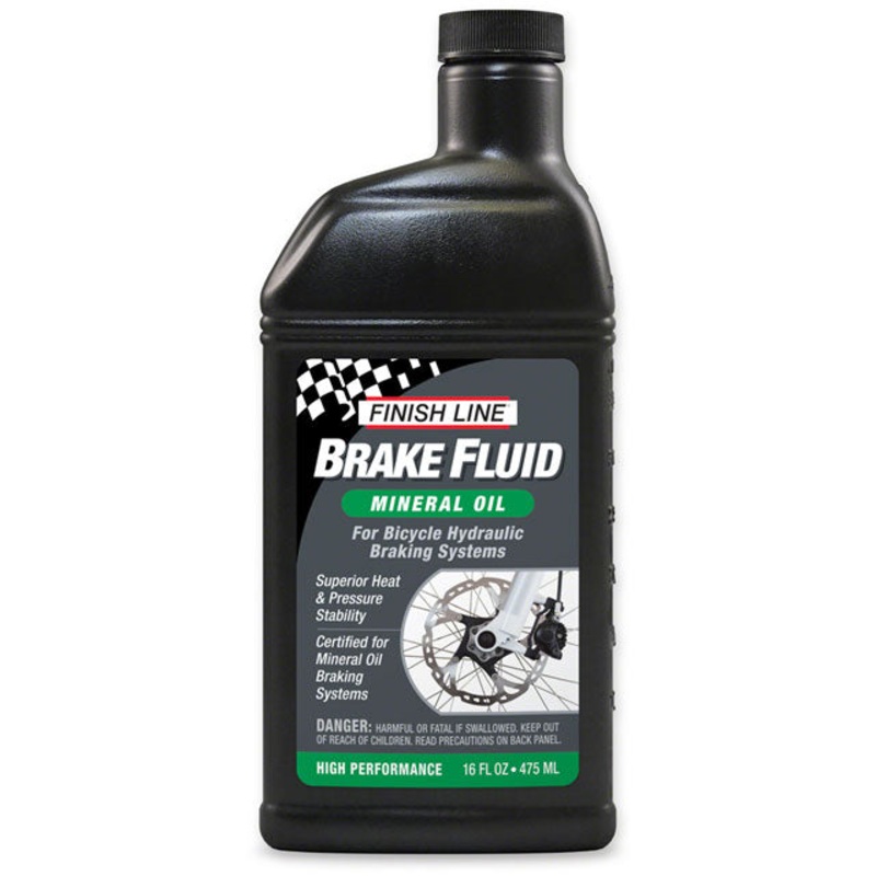 Finish Line Mineral Oil Brake Fluid, 16oz Bottle
