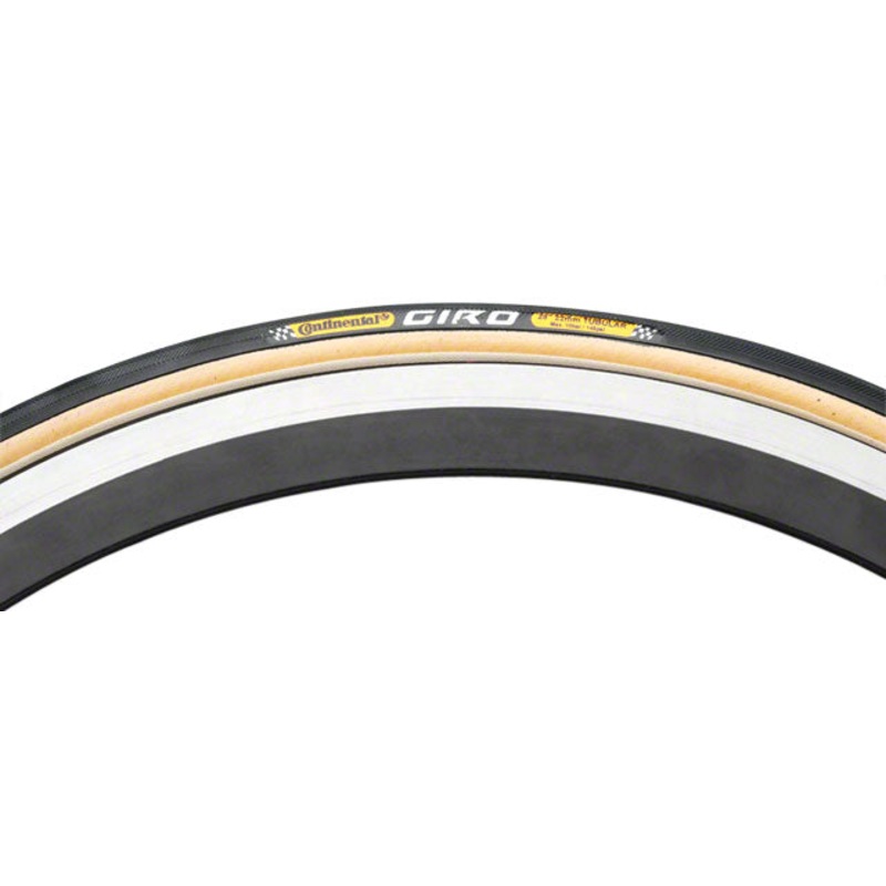 Continental Giro Tubular Tire - 700 x 22, Tubular, Folding, Black, 160tpi