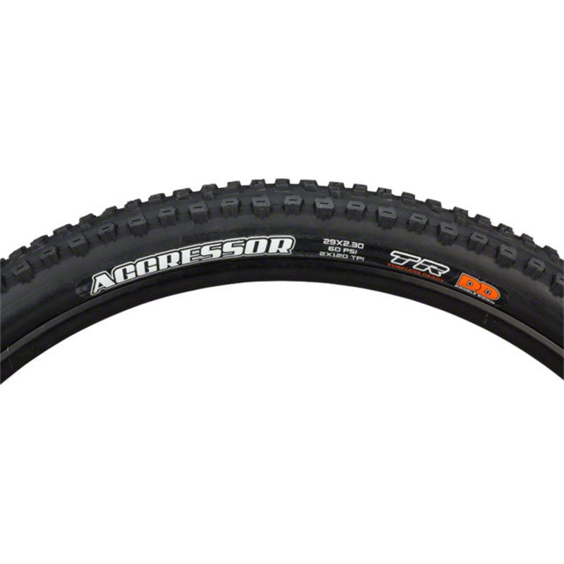 Maxxis Aggressor Tire - 29 x 2.3, Tubeless, Folding, Black, Dual, DD