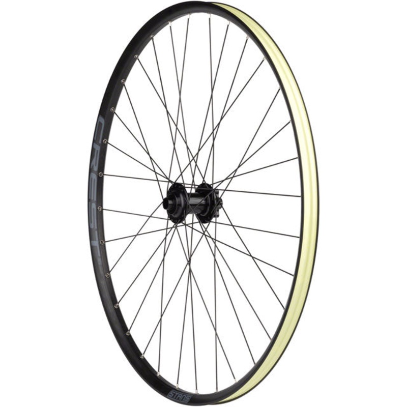 Stan's No Tubes Crest S2 Front Wheel - 29", 15 x 100mm, 6-Bolt, Black