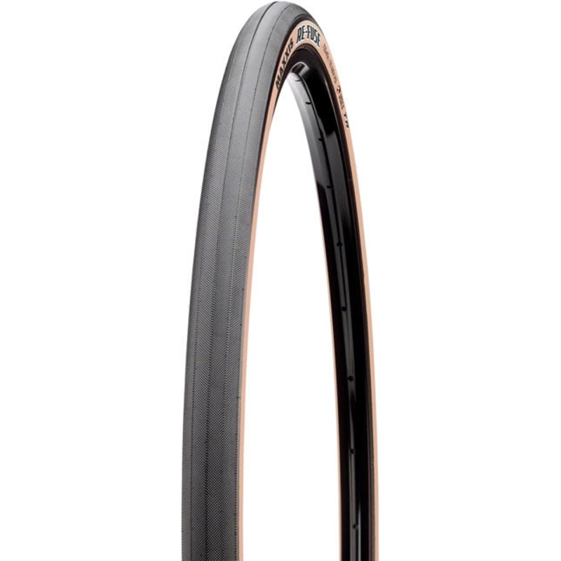 Maxxis Re-Fuse Tire - 700 x 40, Tubeless, Folding, Black/Dark Tan, Dual, MaxxShield