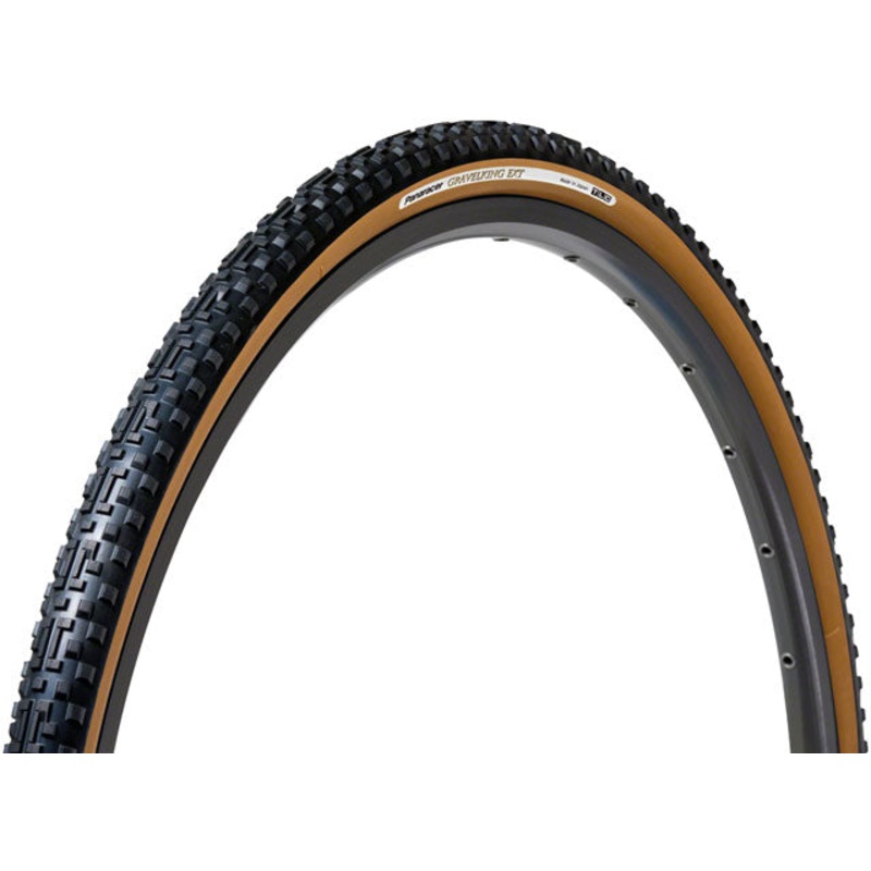 Panaracer GravelKing EXT Plus Tire - 700 x 35, Tubeless, Folding, Black/Brown, ProTite Protection