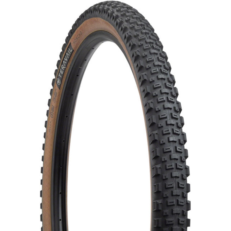 Teravail Honcho Tire - 29 x 2.4, Tubeless, Folding, Tan, Light and Supple, Grip Compound