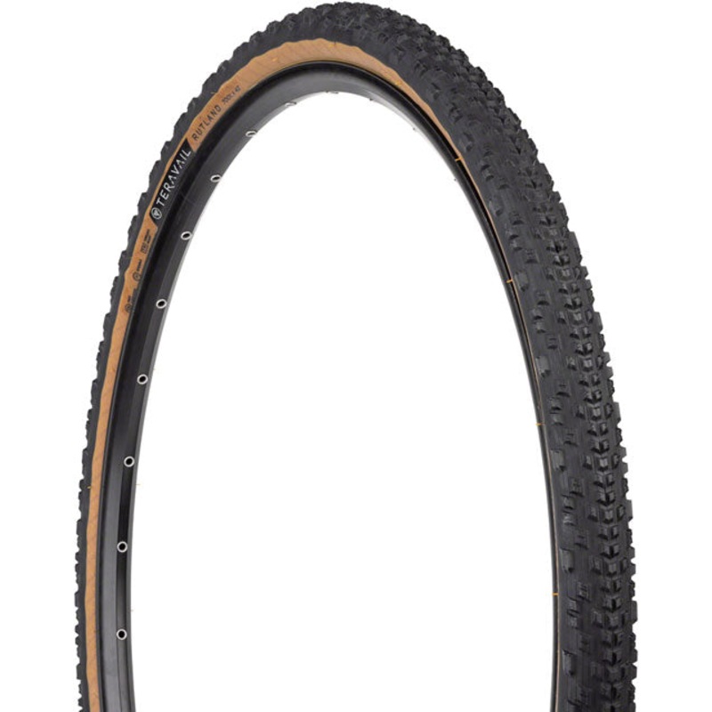 Teravail Rutland Tire - 700 x 42, Tubeless, Folding, Tan, Durable