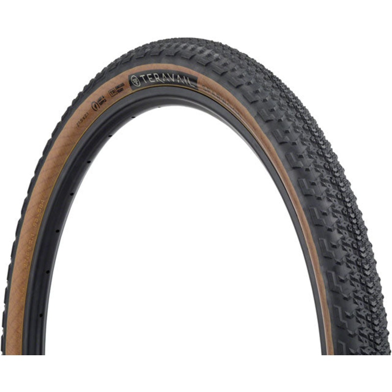 Teravail Sparwood Tire - 27.5 x 2.1, Tubeless, Folding, Tan, Durable, Fast Compound
