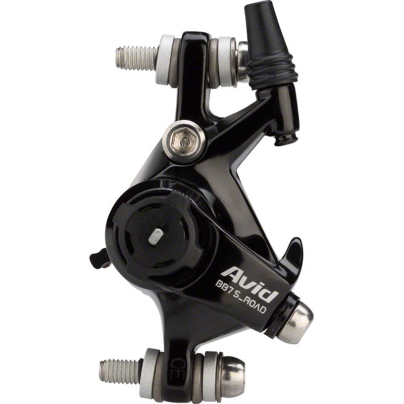 Avid BB7S Road Cable Disc Brake Black Anodized, CPS, Rotor/Bracket Sold Separately