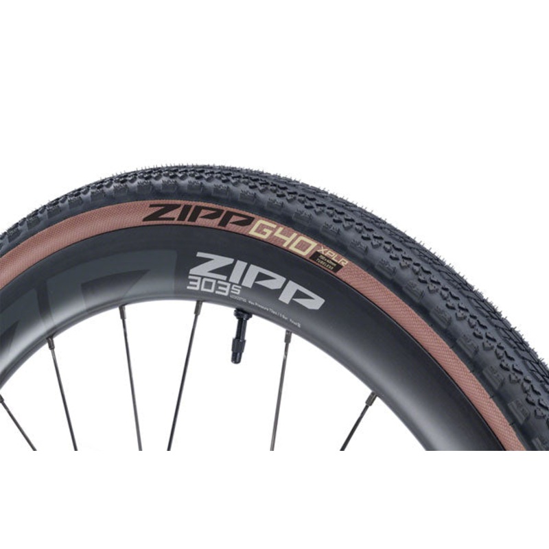 Zipp G40 XPLR Puncture Resistant Tire - 700 x 40, Tubeless, Folding, Black/Tan, A2
