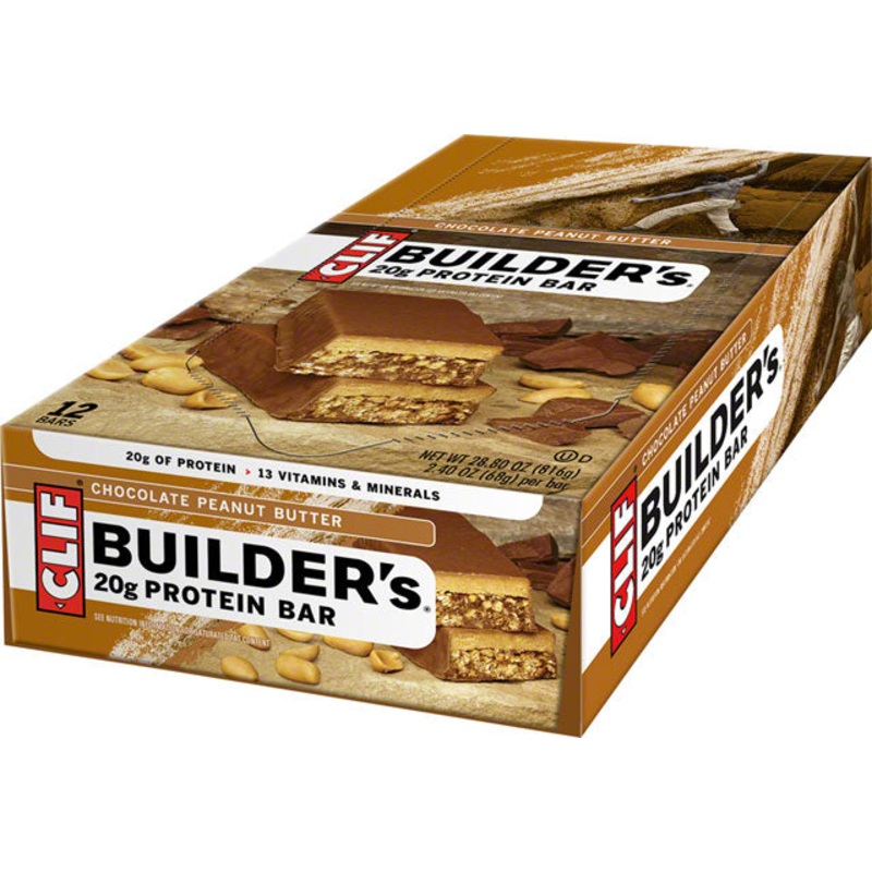 Clif Builder's Bar: Chocolate Peanut Butter Box of 12