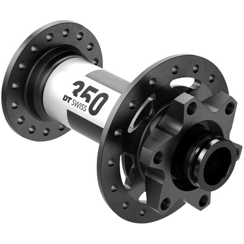 DT Swiss 350 Front Hub - 15 x 110mm, 6-Bolt, Black, 28H