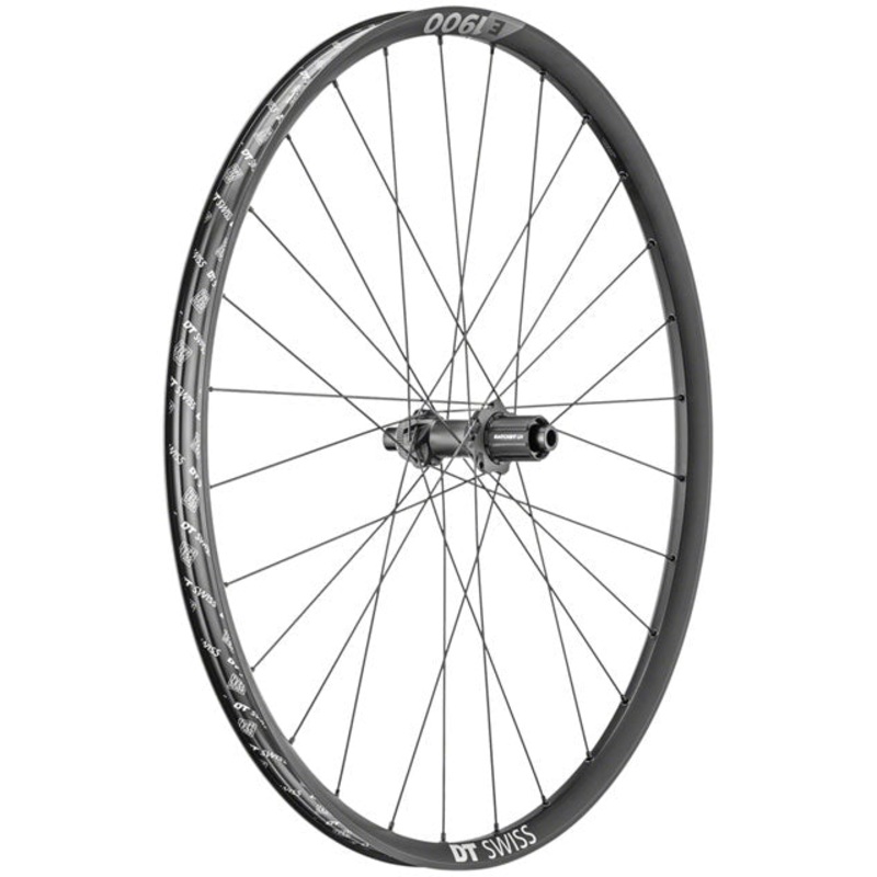 DT Swiss E 1900 Spline 30 Rear Wheel - 29", 12 x 142mm, Center-Lock, HG 11 MTN, Black