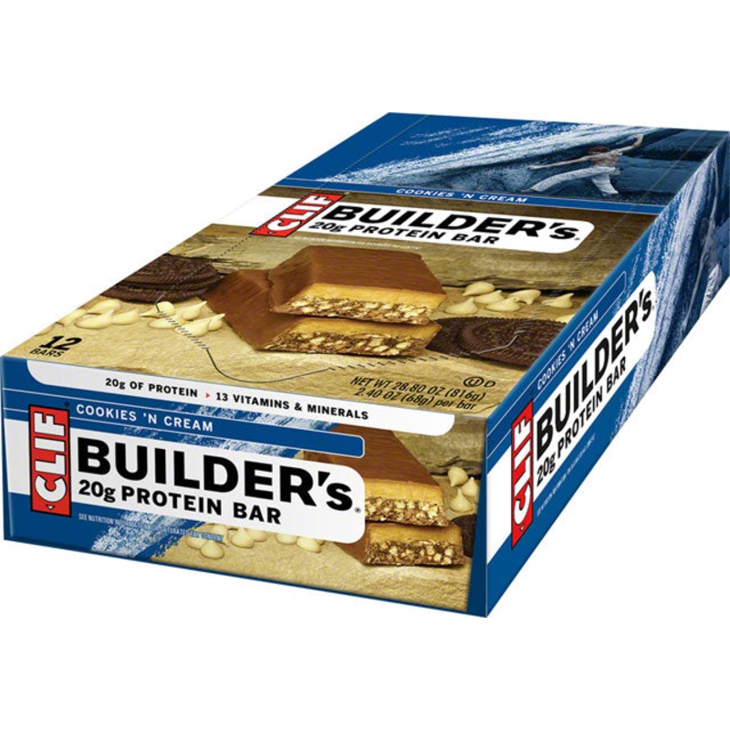 Clif Builder's Bar: Cookies 'n' Cream Box of 12