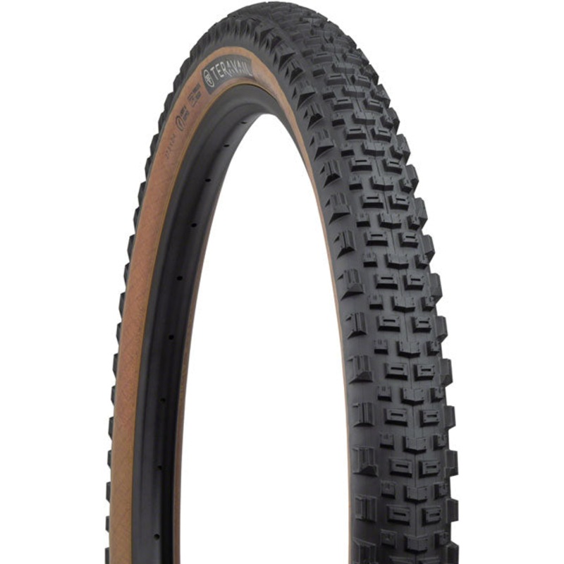 Teravail Honcho Tire - 27.5 x 2.4, Tubeless, Folding, Tan, Light and Supple, Grip Compound