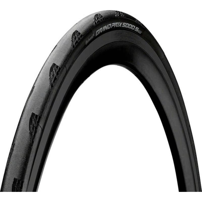 Continental Grand Prix 5000 S TR Tire - 700 x 25, Tubeless, Folding, Black, 220tpi