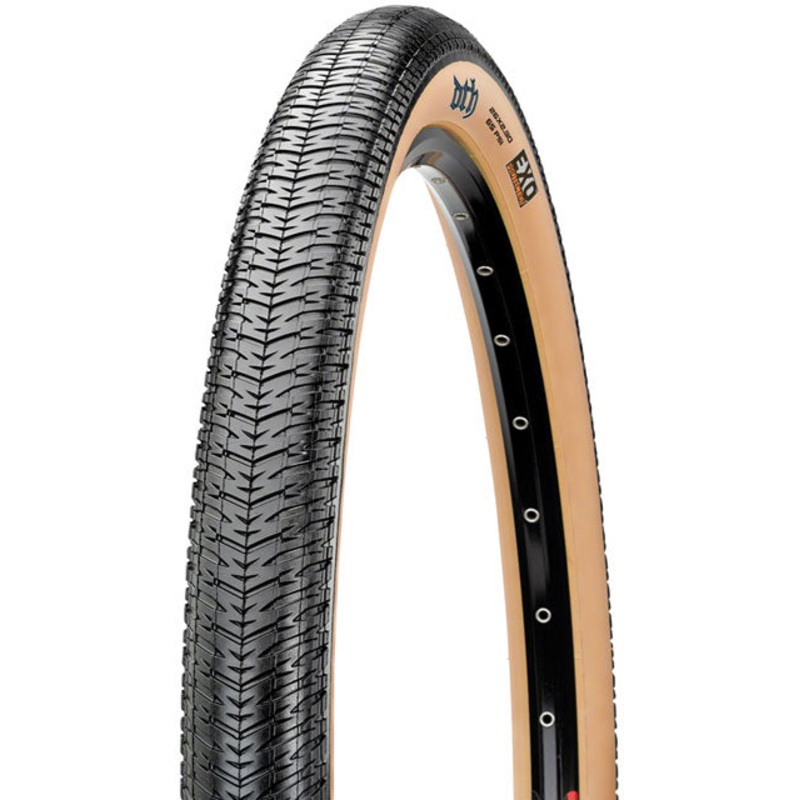 Maxxis DTH Tire - 26 x 2.15, Clincher, Folding, Black/Dark Tan, EXO