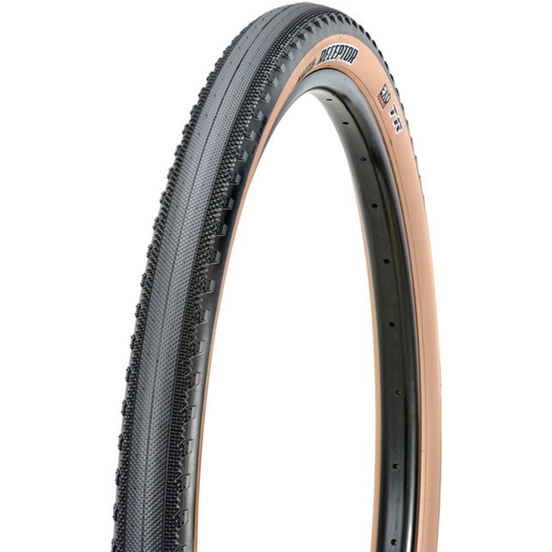 Maxxis Receptor Tire - 650b x 47, Tubeless, Folding, Black/Dark Tan, Dual, Exo Protection