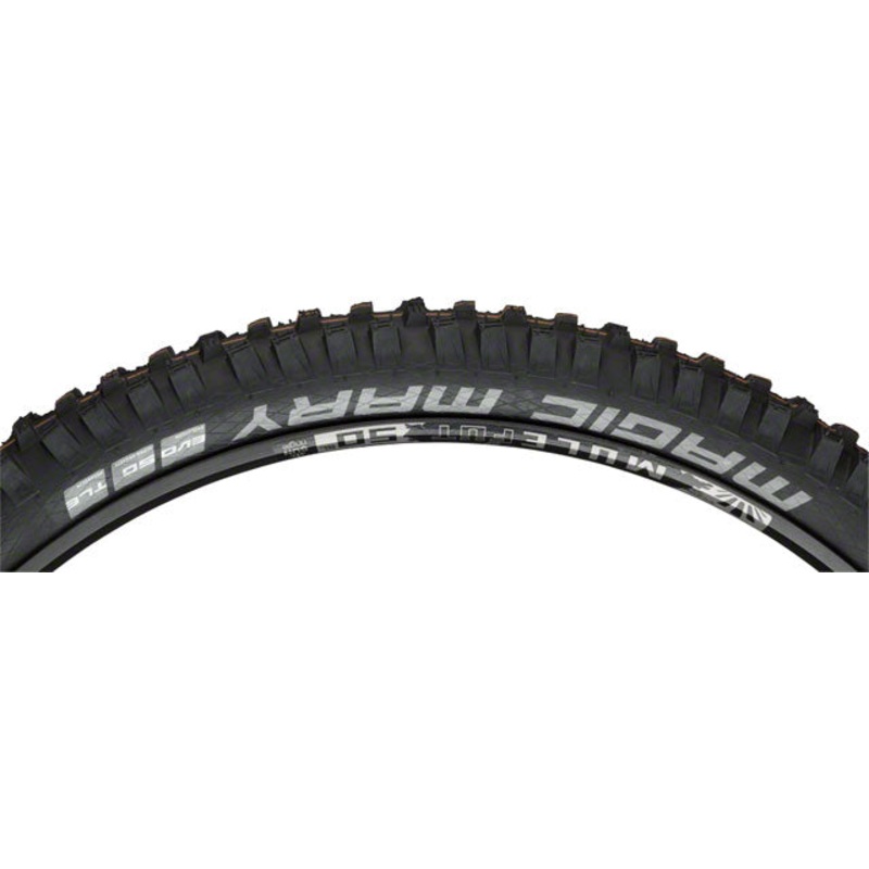 Schwalbe Magic Mary Tire - 29 x 2.6, Tubeless, Folding, Black, Evolution, Super Gravity, Addix Soft