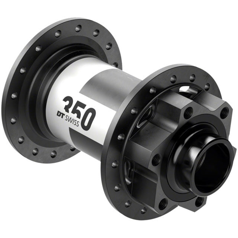 DT Swiss 350 Front Hub - 20 x 110mm DH Boost, 6-Bolt, Black, 32H