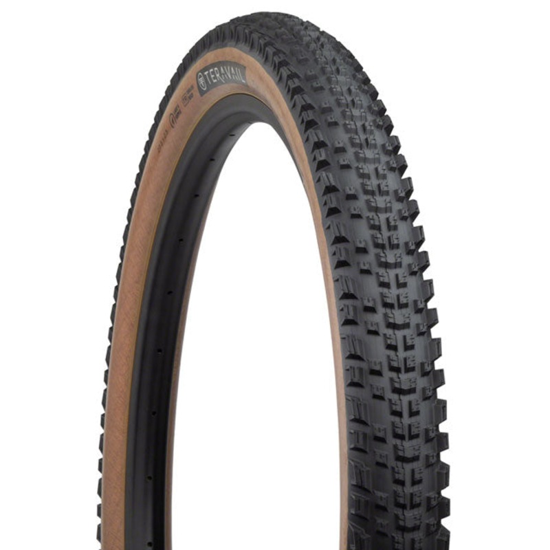 Teravail Ehline Tire - 27.5 x 2.5, Tubeless, Folding, Tan, Durable, Fast Compound