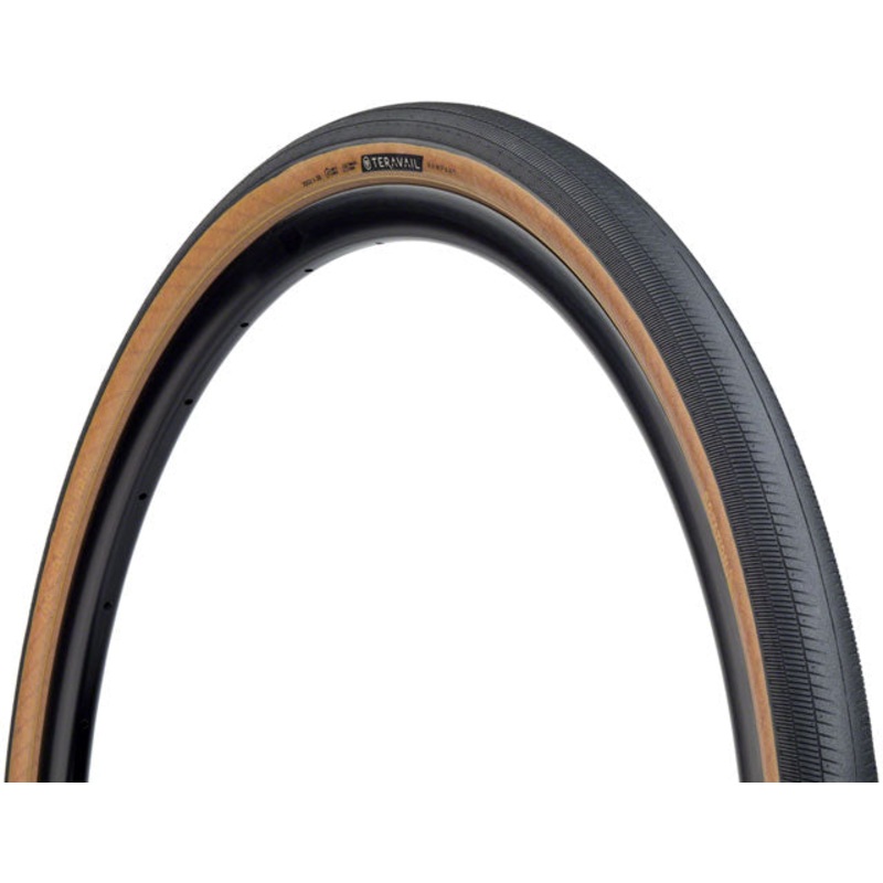 Teravail Rampart Tire - 700 x 38, Tubeless, Folding, Tan, Light and Supple, Fast Compound