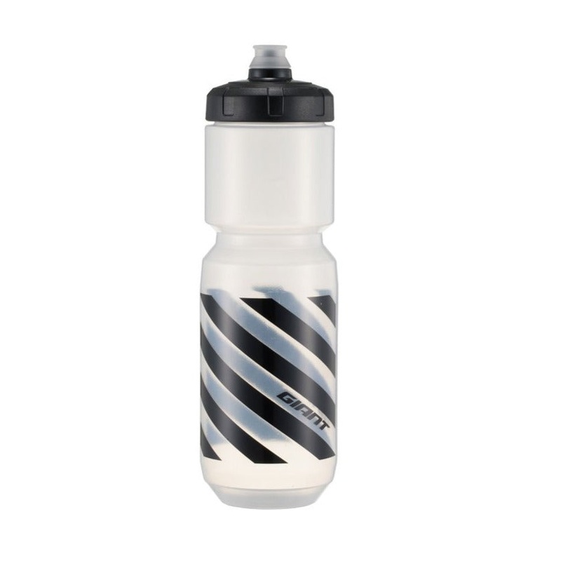 Giant Doublespring Trasparent Water Bottle - Black