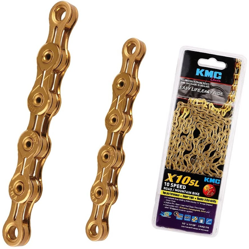 KMC X10 Gold Chain - 10 Speed
