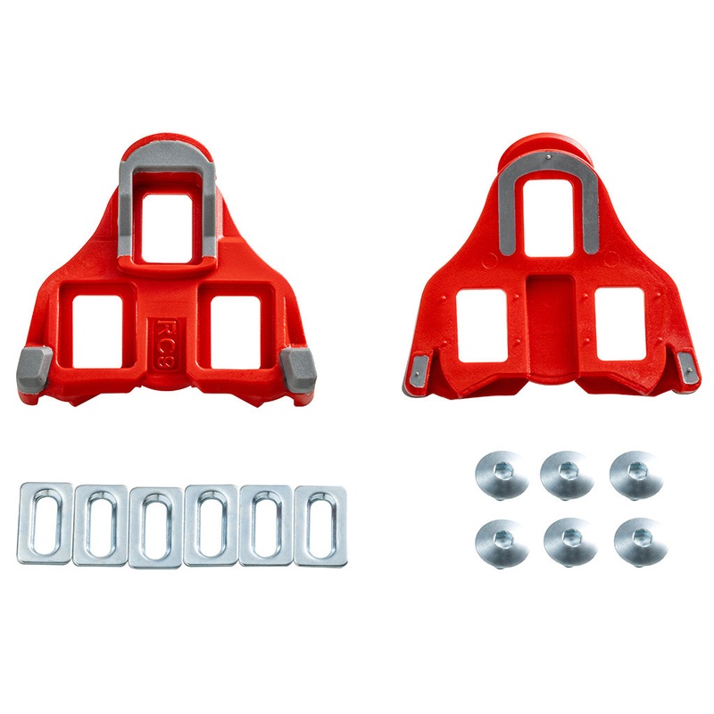 Wellgo RC-9B Cleat For Road Pedal - Shimano SPD-SL Compatible - Red