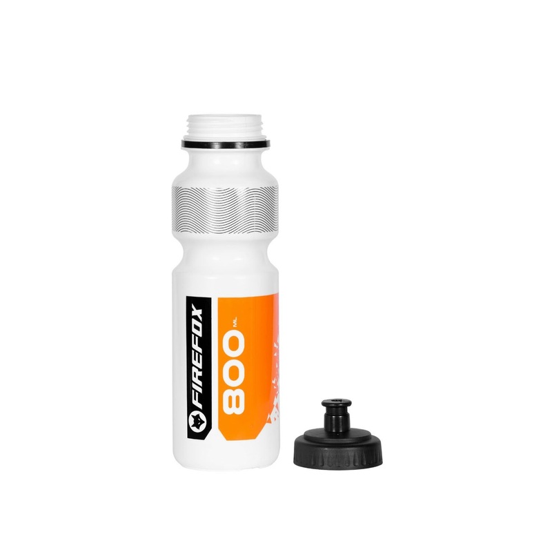 Firefox Bicycle Water Bottle Plastic White - 800ml