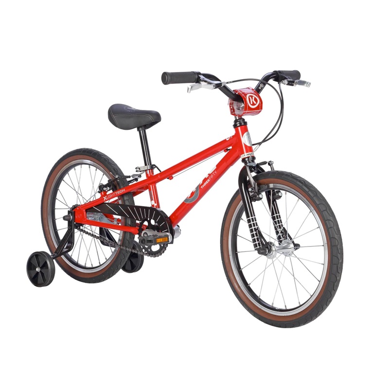 BYK E350 Boy's Bike, Racing Red/Black - Rider height: 95-117cm