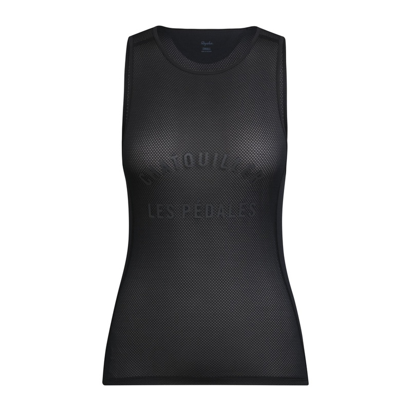 Rapha Women's Souplesse Mesh Base Layer Sleeveless, Black