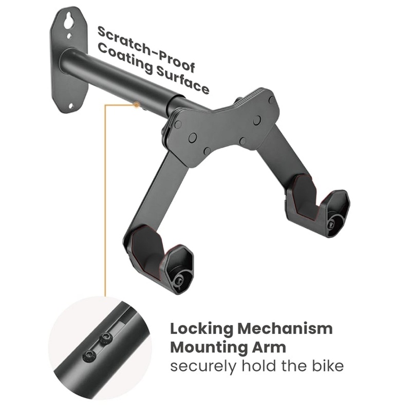 Bike Rakz Ezi Hang Wall Mount Bike Rack