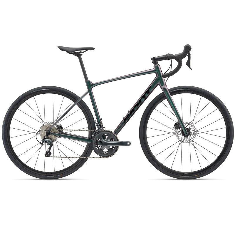 2025 Giant Contend AR 2 Men's Road Bike, Dark Iridescent