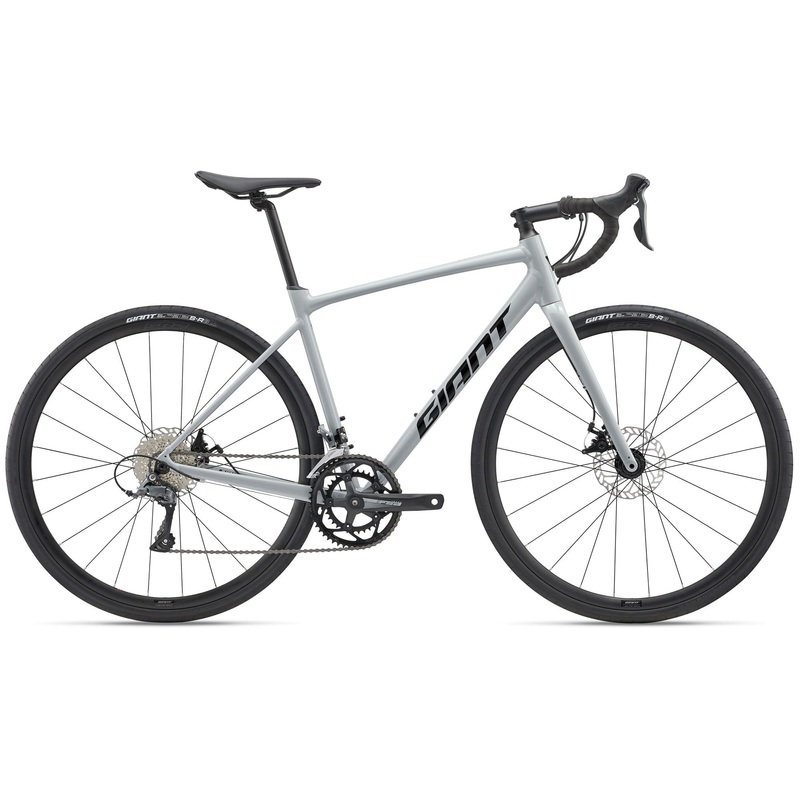 2025 Giant Contend AR 4 Men's Road Bike, Good Grey