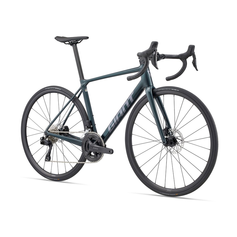 2025 Giant TCR Advanced 1 PC Men's Road Bike, Asphalt Green