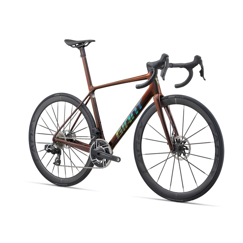2025 Giant TCR Advanced SL 0 Red Men's Road Bike, Black Lava