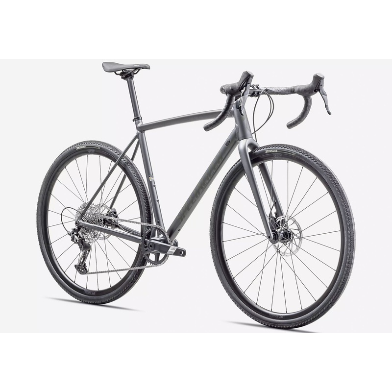 2025 Specialized Crux DSW Comp, Satin Smoke/Oak Green