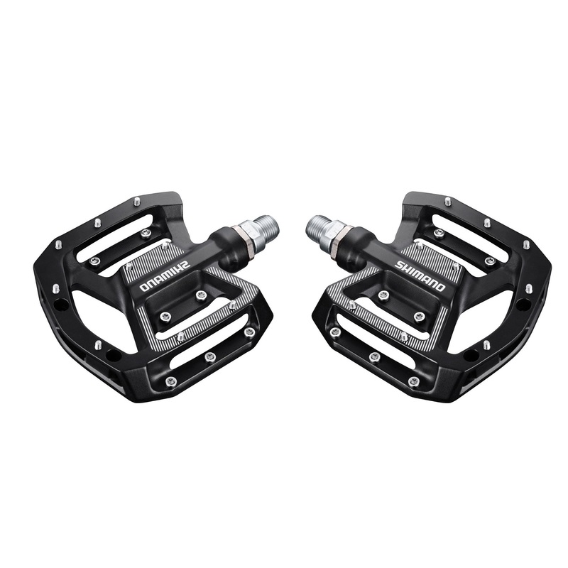Shimano PD-GR500 Flat Platform Pedals, Black