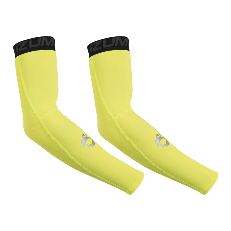 Pearl Izumi Unisex ELITE Thermal Dry Arm Warmers, Screaming Yellow