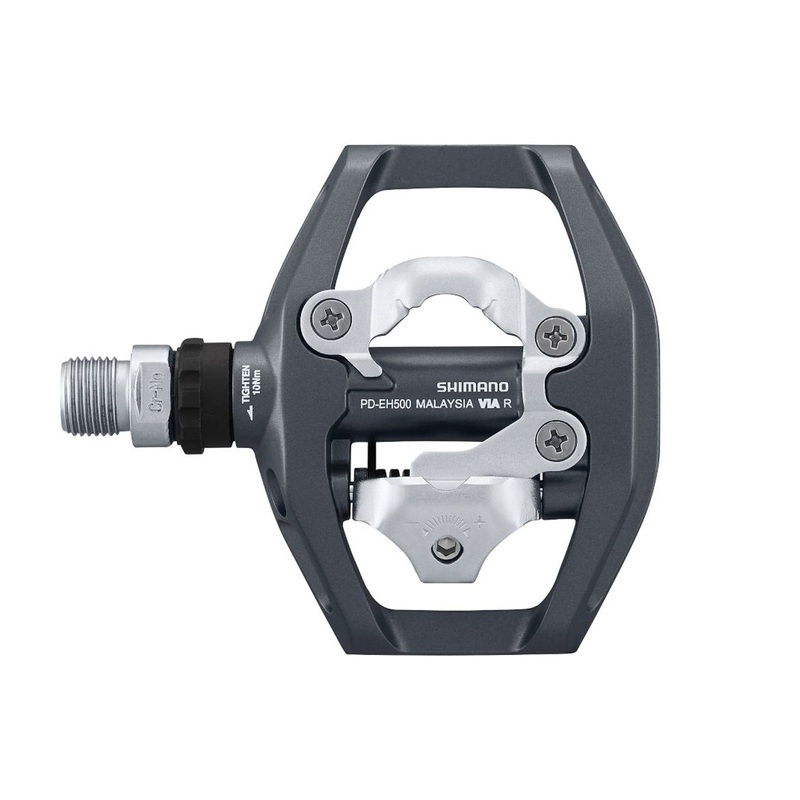 Shimano PD-EH500 SPD Pedals (one side flat-sided)