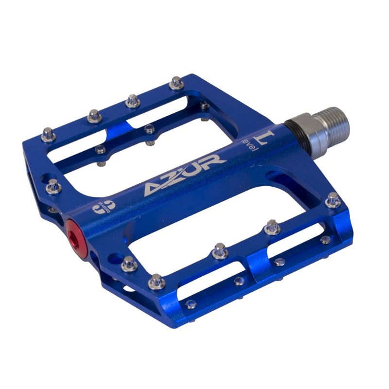 Azur MTB Clutch Pedal - Blue (pair)