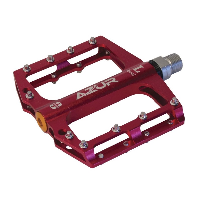 Azur MTB Clutch Pedal - Red (Pair)