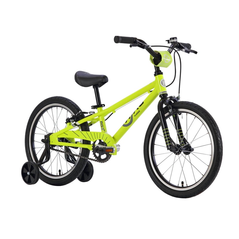 BYK E350 Boy's Bike, Neon Yellow/Black - Rider height: 95-117cm
