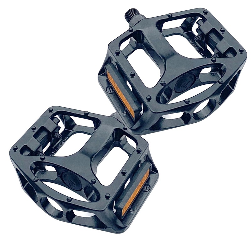 Azur Rail Alloy Pedals 9/16" - Black
