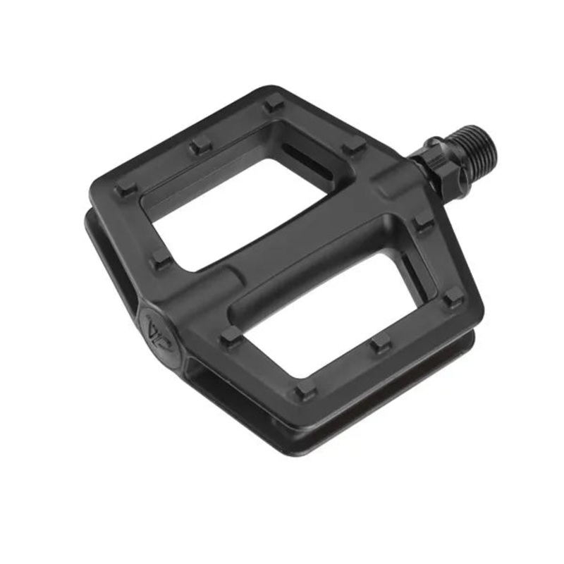 PEDALS - JUNIOR for 16-20"  1/2" Boron Axle One Piece PP Body Ball Bearing - Black